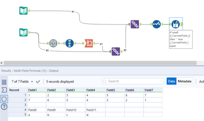 combine two tables without render - Alteryx