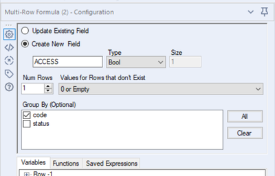 Multi row tool - How to change a value based on TRUE or FALSE - Alteryx