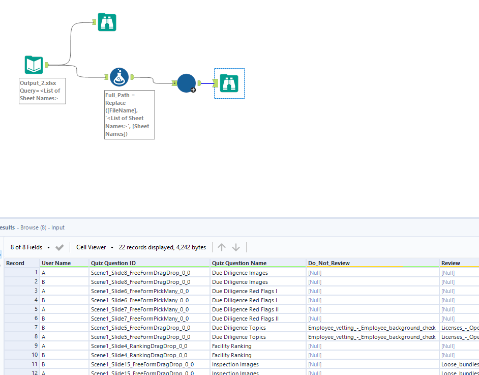 Dynamically Read all Sheets - Getting error - Alteryx