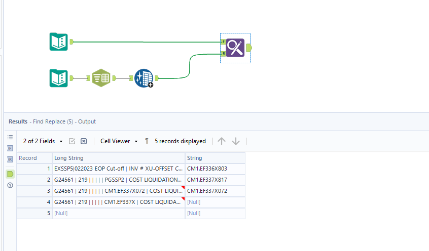 Matching of Complex String with varying sequence - Alteryx