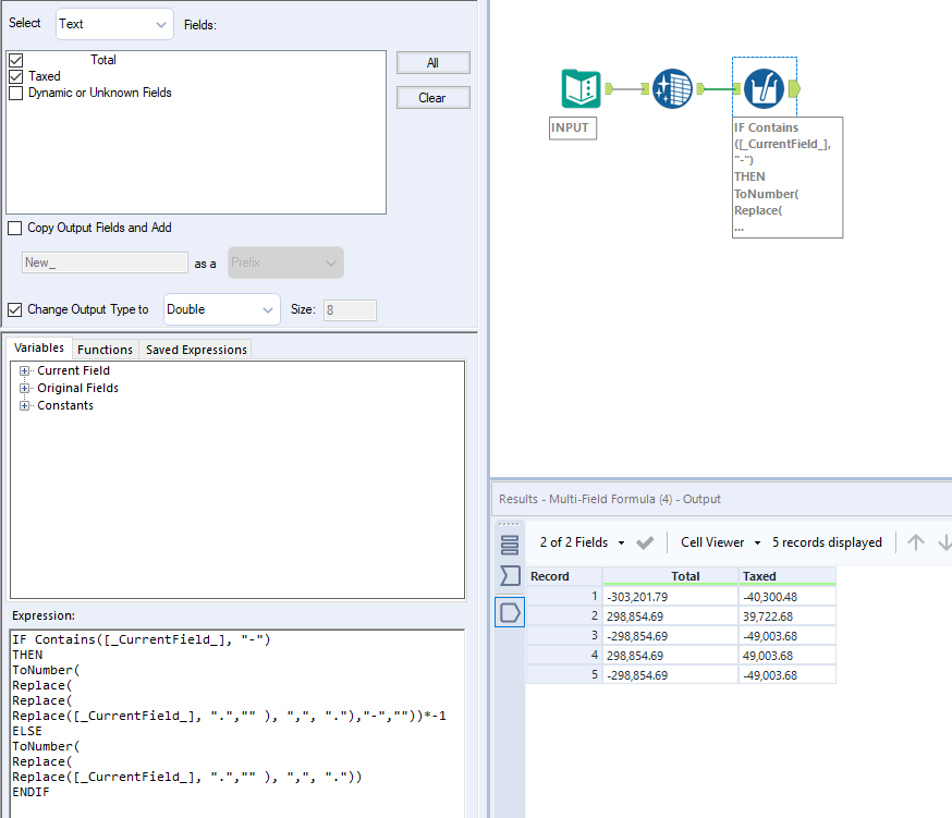 Change to numeric type - Alteryx