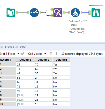 Get difference between two columns - Alteryx