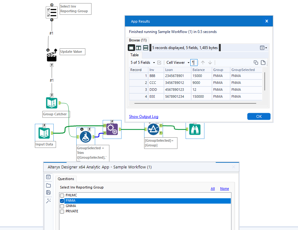 Analytic App - Action Tool won't update my Text Input tool - Alteryx