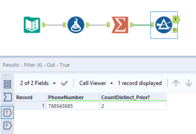 Data filtering and sorting - Alteryx