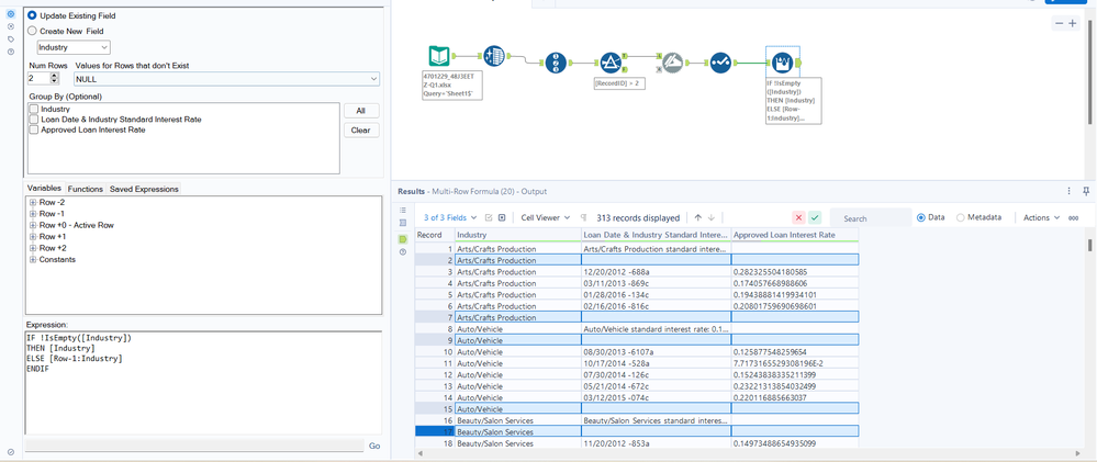 Help with Multi row formula please - Alteryx