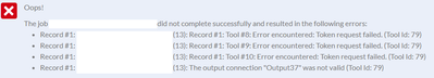 SharePoint connection issue - Token request failed - Alteryx