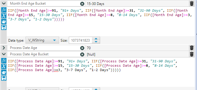 Two identical nested IIF statement but one is invalid? - Alteryx