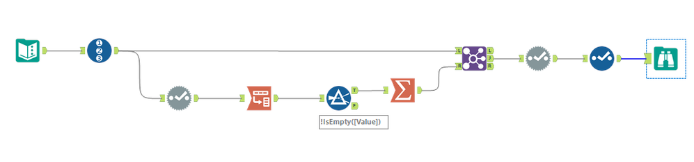Join Multiple Tool - Combine fields in common into one column - Alteryx