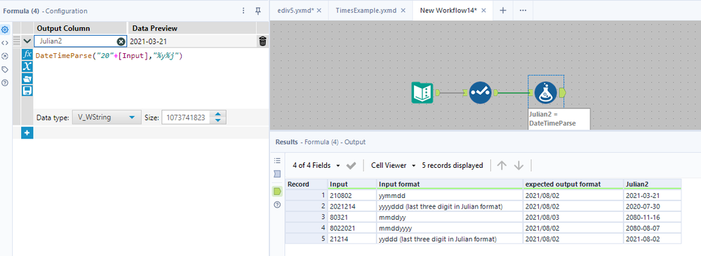 text to date conversion - Alteryx