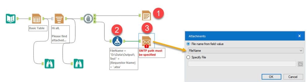 Dynamically attach excel files in email tool based on the based on ...