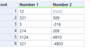 Current row - previous row calculation - Alteryx