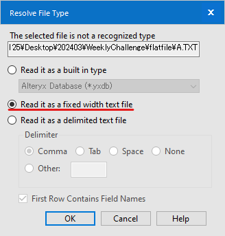 Resolve File Type - Alteryx