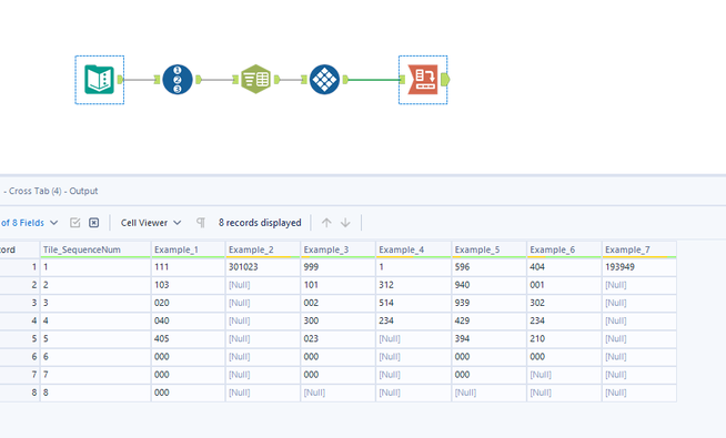 [Help] Changing data from row to column - Alteryx