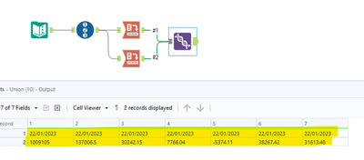 Convert Rows into Columns then Subtract - Alteryx