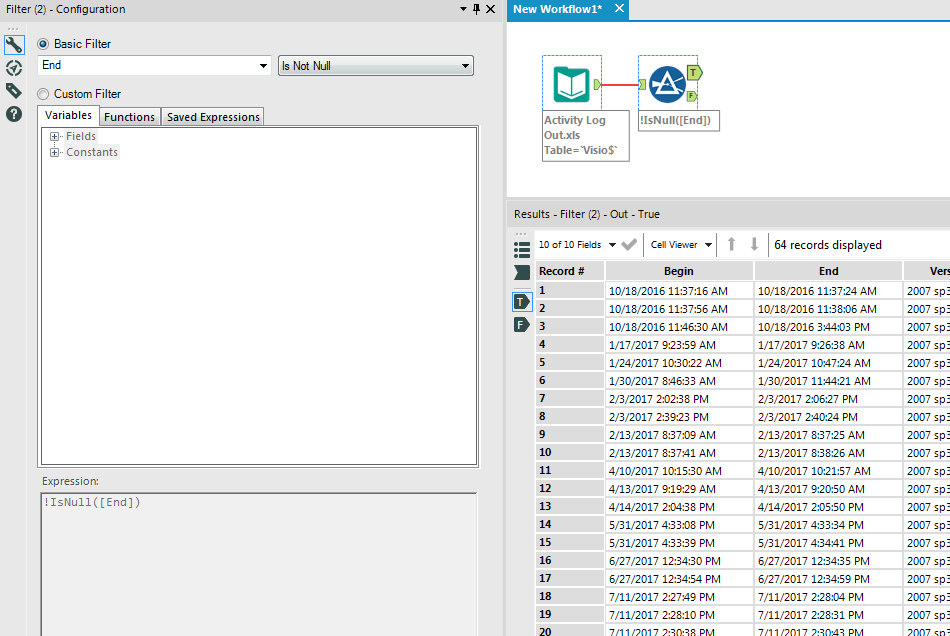 Input multiple sections of same worksheet in excel - Alteryx