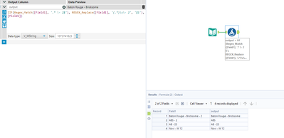 Remove specific trailing characters from a string. - Alteryx