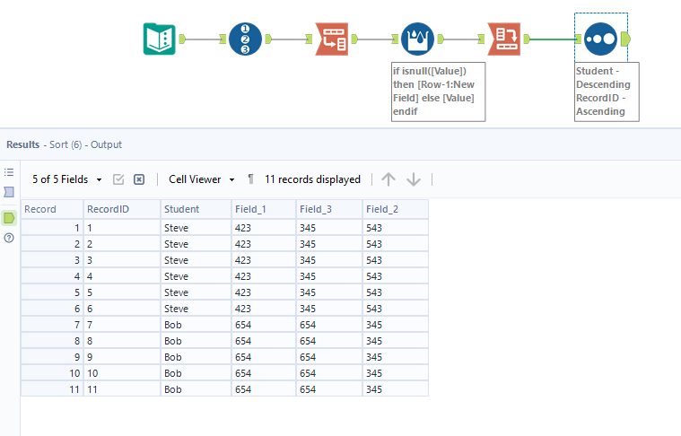 How to apply multi-row to multiple fields - Alteryx