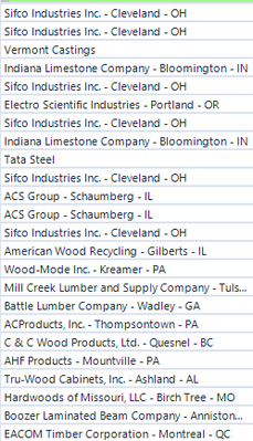Best way to isolate just company names from this messy column - Alteryx