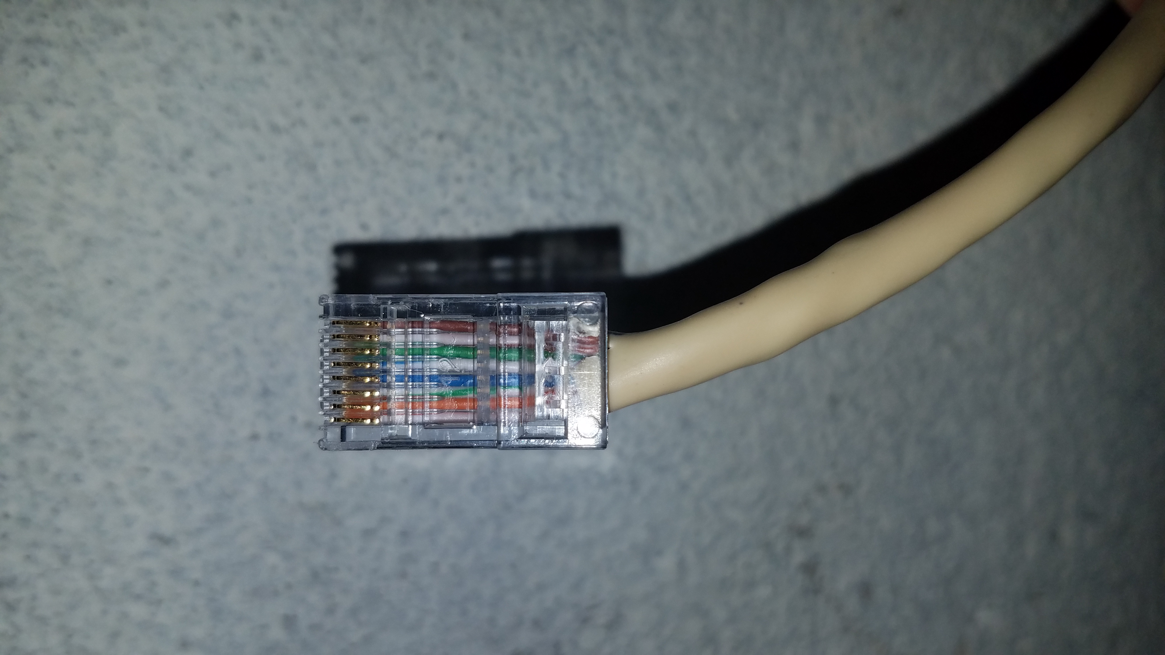 Internet only works with Verizon supplied ethernet cable from ONT to ...