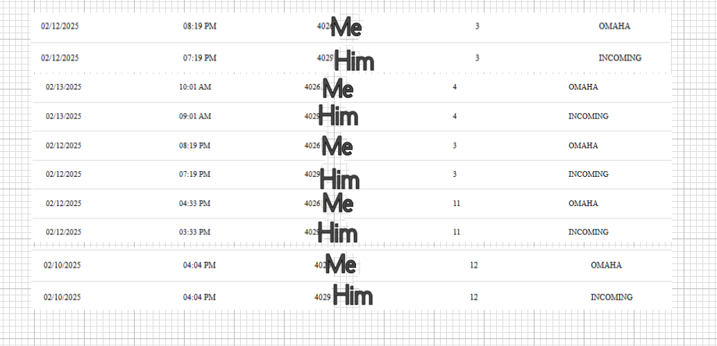 the one hour difference is because he was in a different time zone at the time