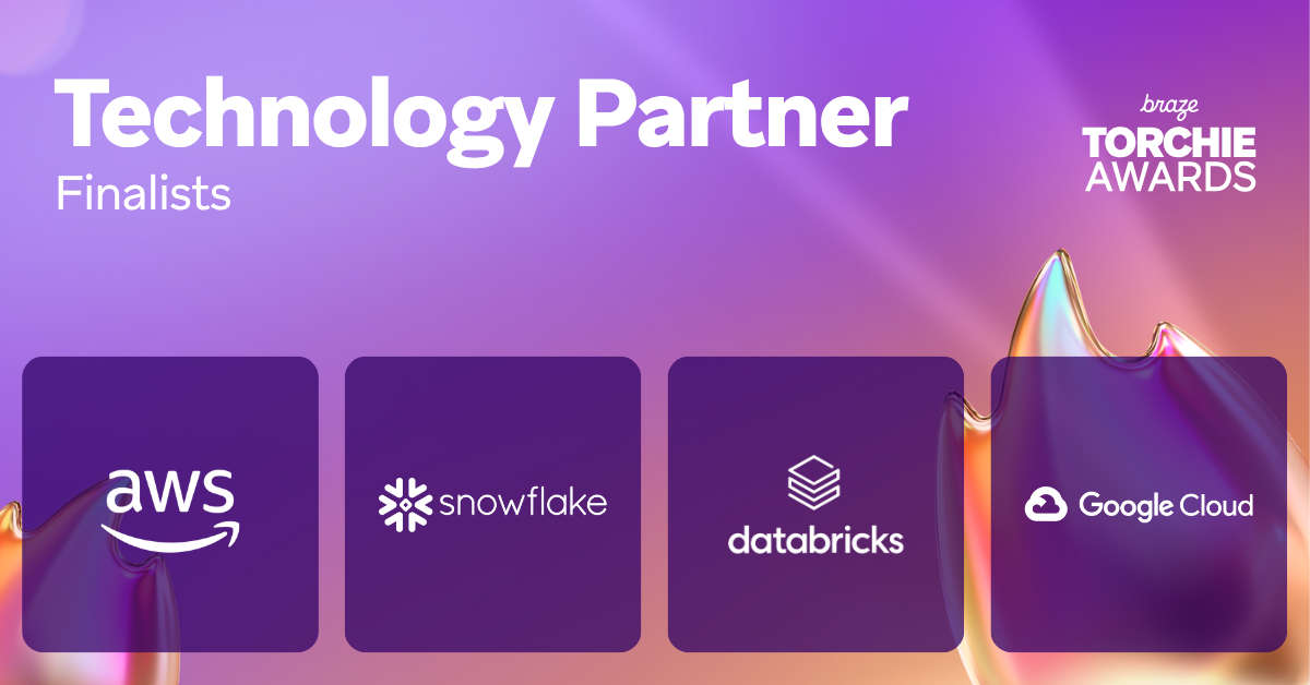 Technology Partner of the Year Braze Torchie Awards