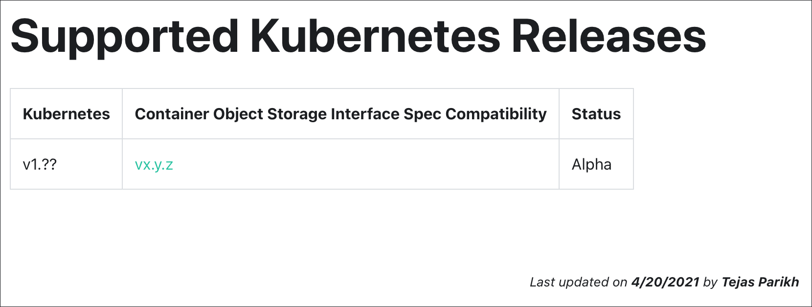 COSI Supported Kubenetes Releases.png COSI Supported Kubenetes Releases.png