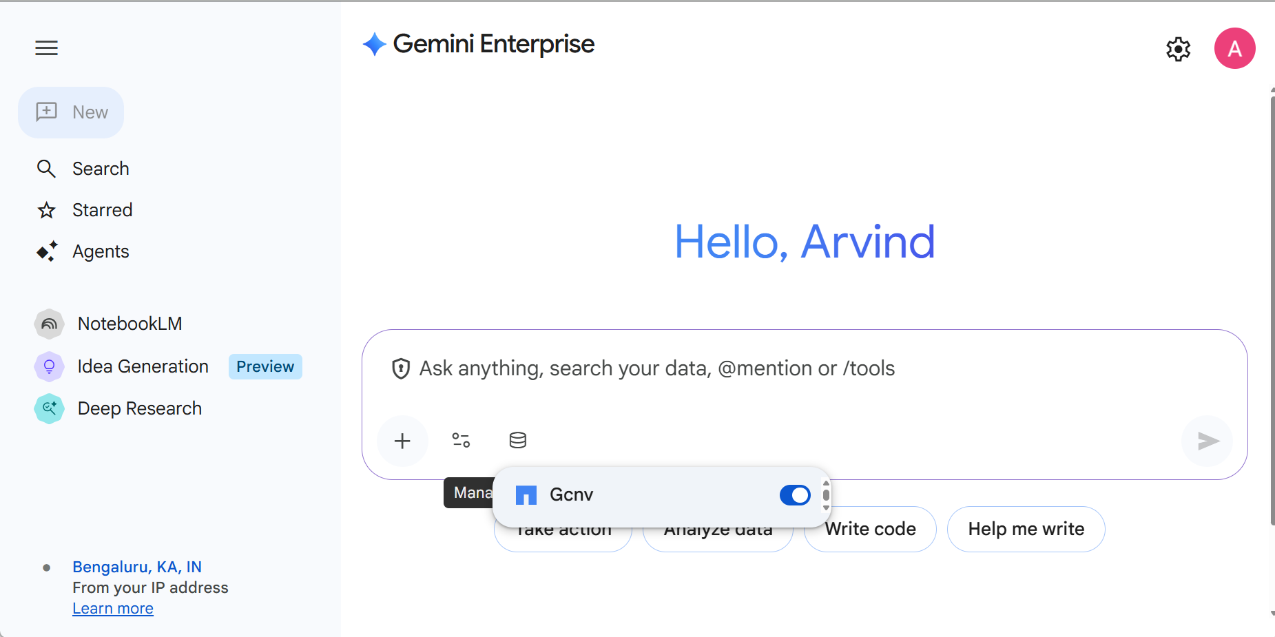 Gemini Enterprise NetApp Volume view.png Gemini Enterprise NetApp Volume view.png