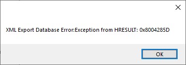 XMLExportDatabaseError.jpg XMLExportDatabaseError.jpg