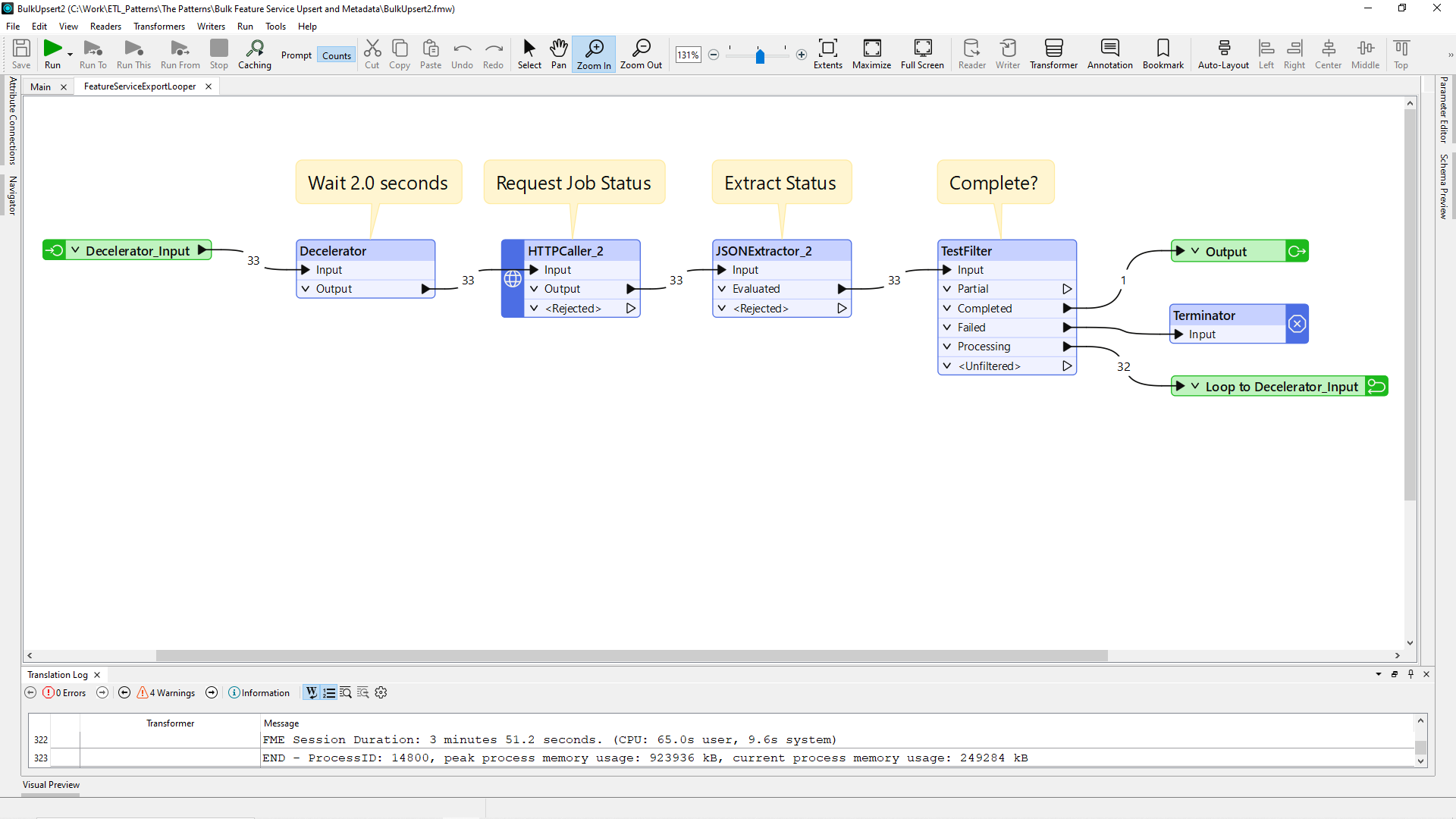FeatureServiceExportLooper