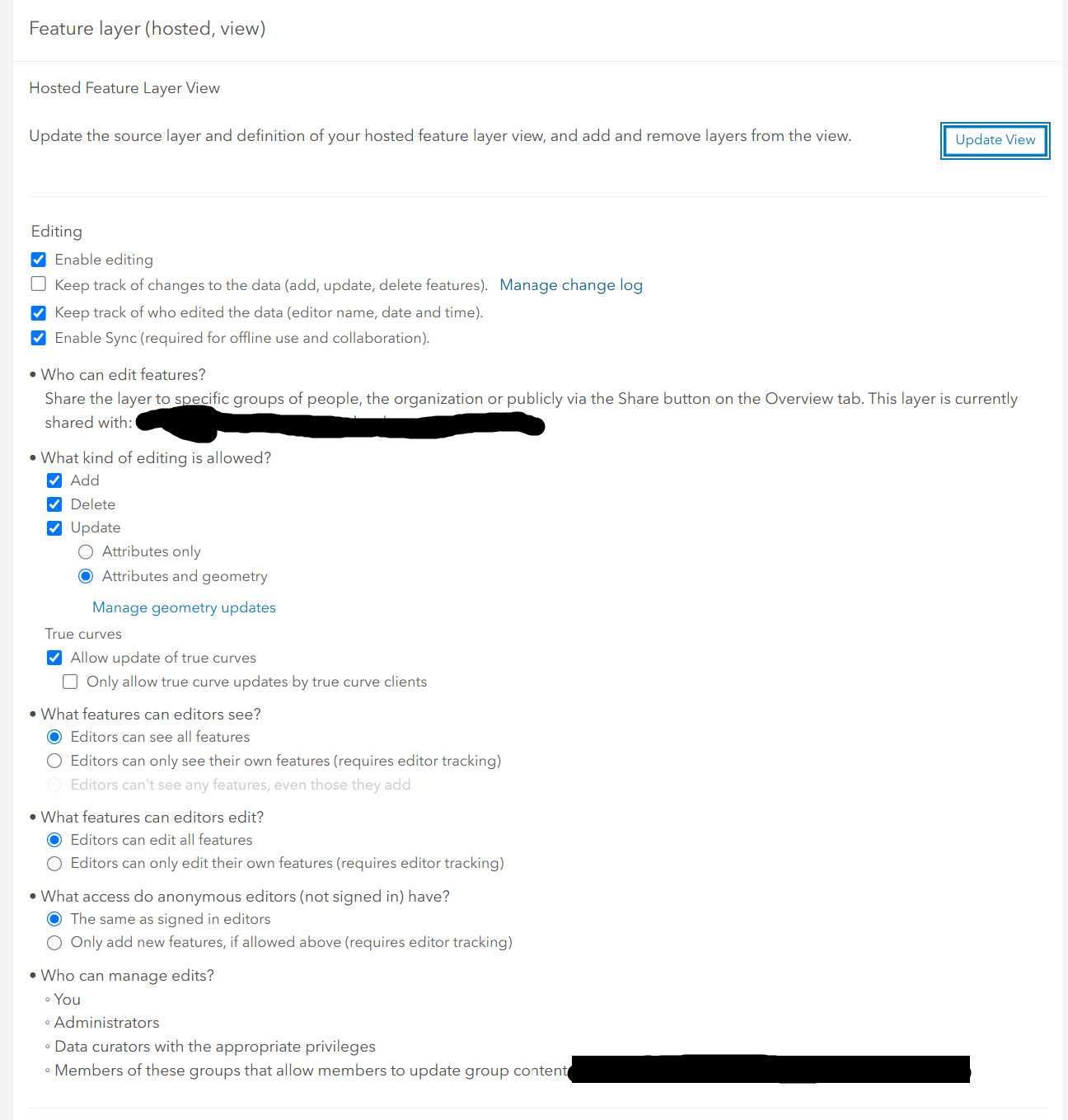 Shared Update does not allow Update View_view Settings.png Shared Update does not allow Update View_view Settings.png