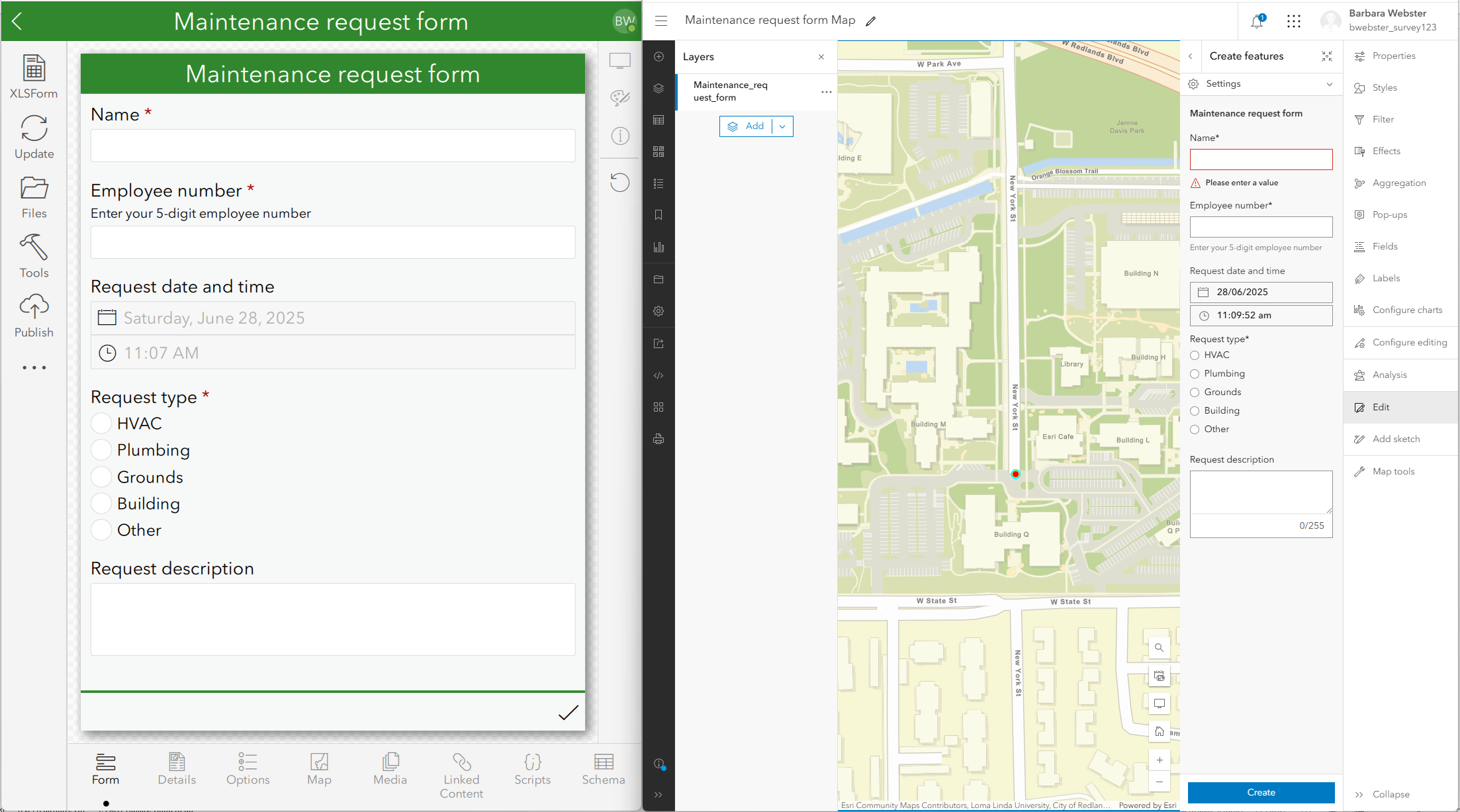 screencap - survey vs web map form.png screencap - survey vs web map form.png
