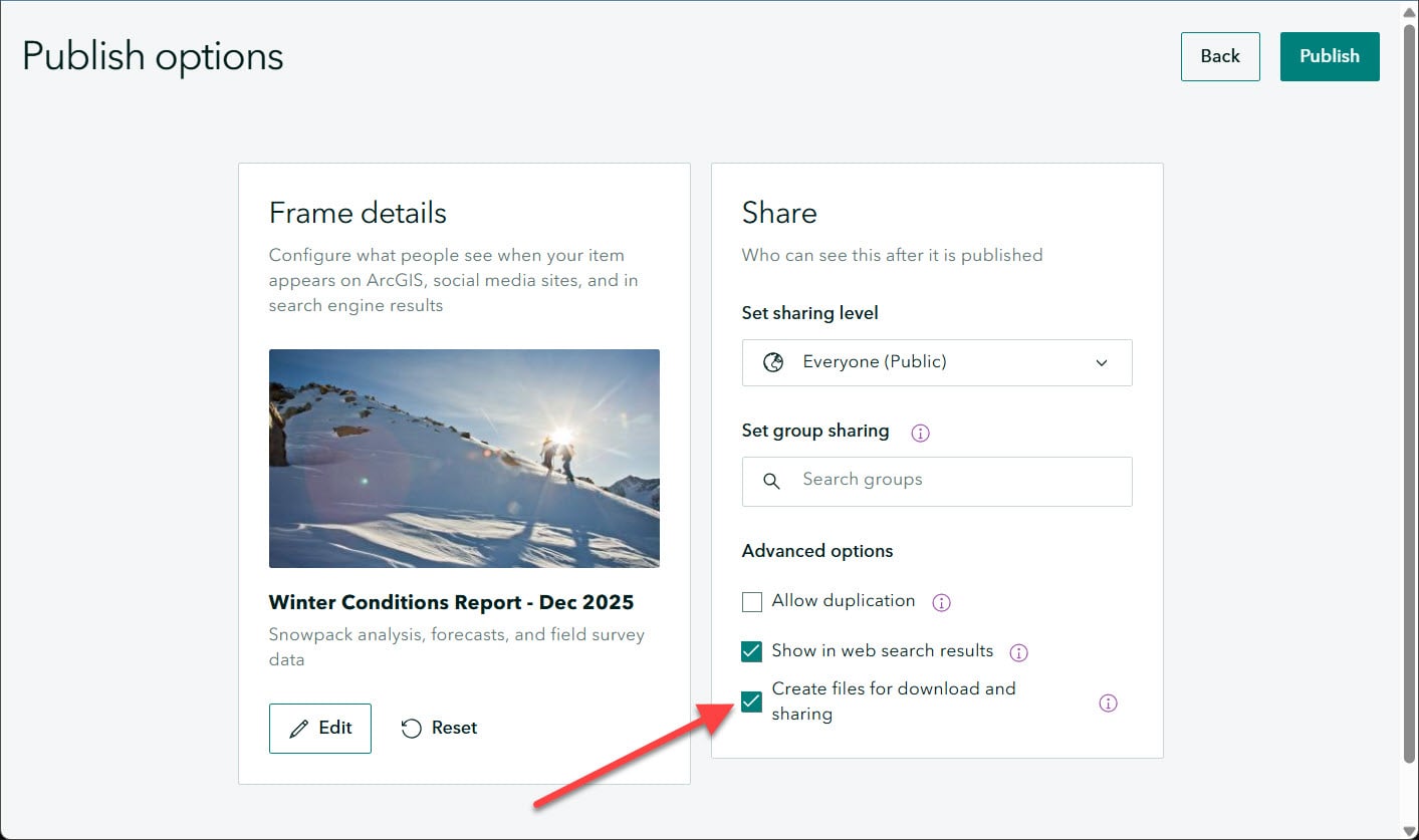 StoryMaps Publish with Advanced Options.jpg StoryMaps Publish with Advanced Options.jpg