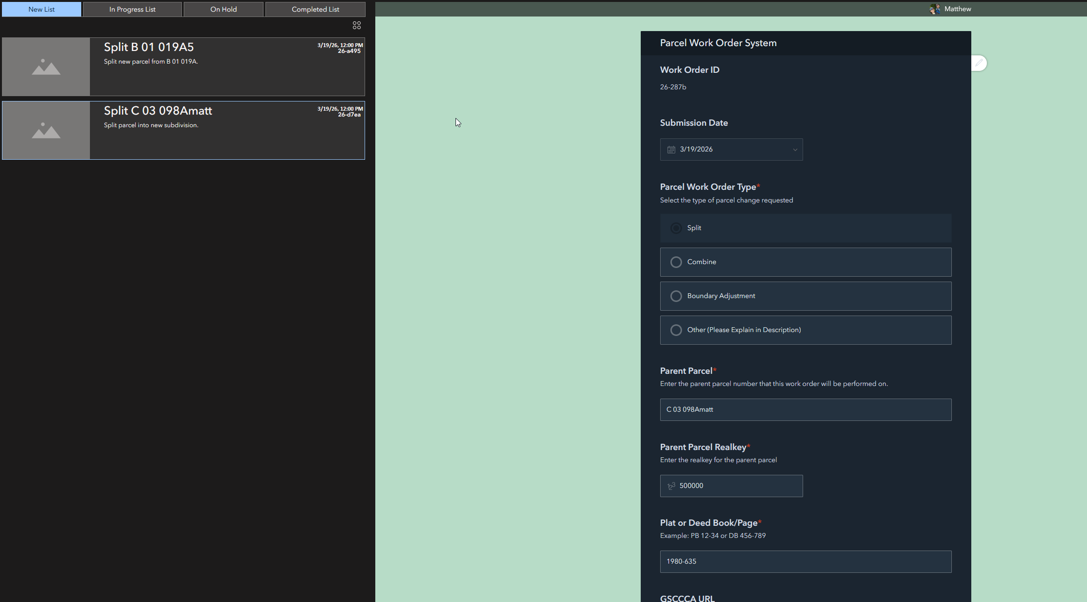 2026-03-19 16_08_18-Parcel Work Order Editor — Mozilla Firefox.png 2026-03-19 16_08_18-Parcel Work Order Editor — Mozilla Firefox.png