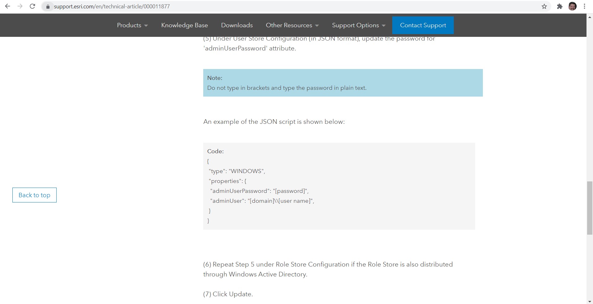 ArcGIS admin updateIdentityStore ESRI site.jpg ArcGIS admin updateIdentityStore ESRI site.jpg
