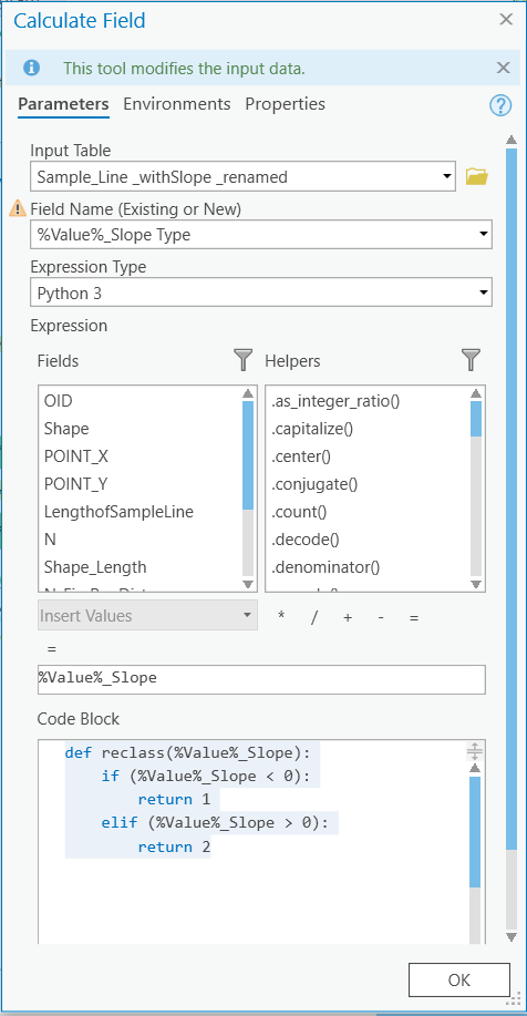 Calculate field error while reclassifying slope.PNG Calculate field error while reclassifying slope.PNG