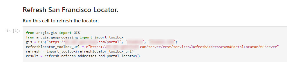 Online hosted Notebook