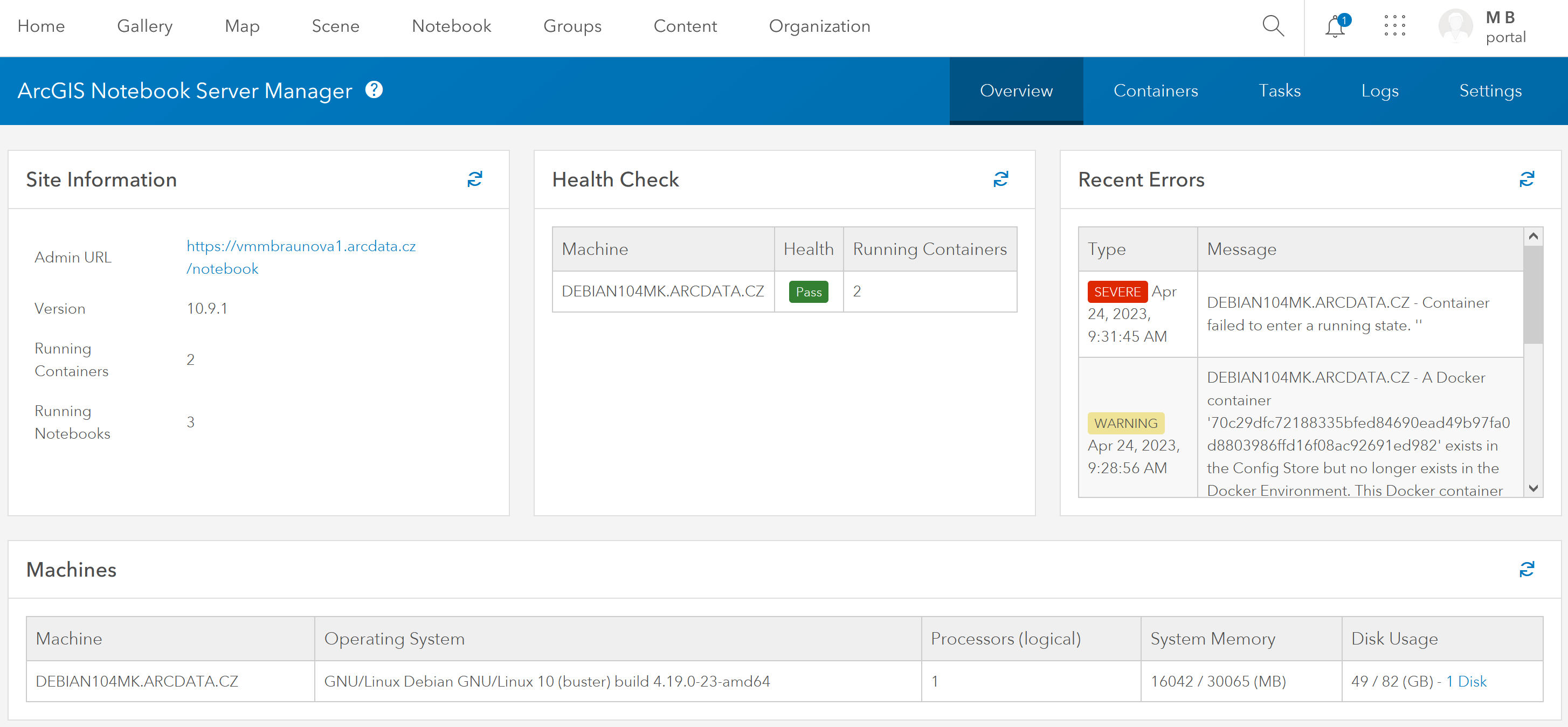 Screenshot - ArcGIS Notebook Server Manager - Overview Mozilla Firefo (3).png Screenshot - ArcGIS Notebook Server Manager - Overview Mozilla Firefo (3).png