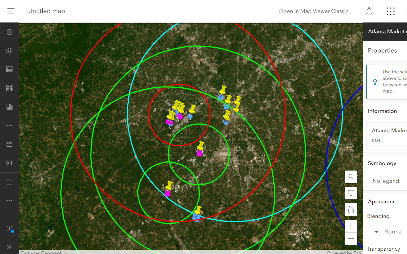 ArcGIS Need Selection within the Red, Green, and Blue Circles.png ArcGIS Need Selection within the Red, Green, and Blue Circles.png