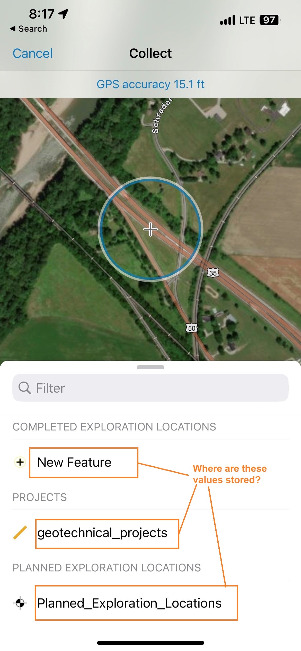 Field maps how to change what is shown in the collection screen.jpg Field maps how to change what is shown in the collection screen.jpg