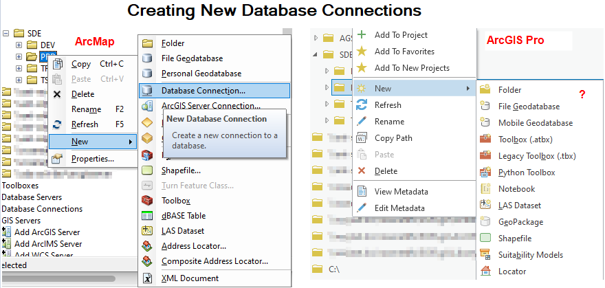 ArcMap_vs_ArcGISPro_CreatingDatabaseConnections.png ArcMap_vs_ArcGISPro_CreatingDatabaseConnections.png