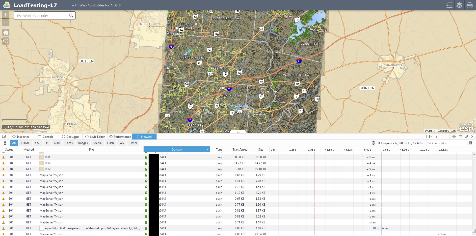 Port Number Displaying in Developer Tools