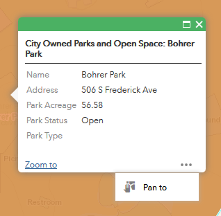 Hoping to add a link to Directions widget next to "Zoom to"