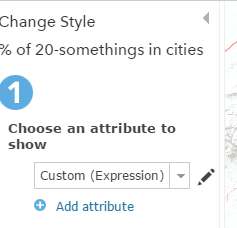The custom script in ArcGIS Online