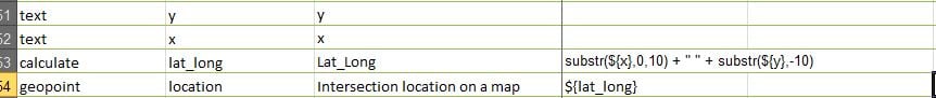Hydrant XLSX Form Example