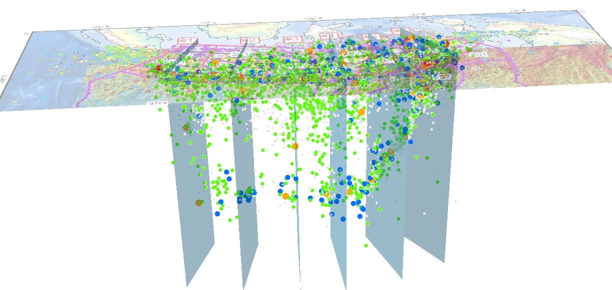 earthquake epicenters