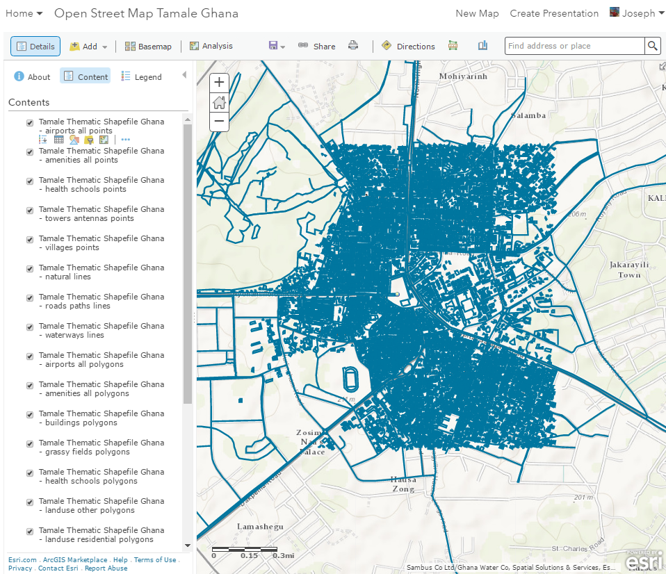 OSM data in ArcGIS Online