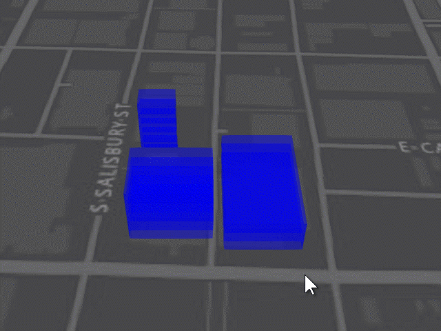Animation of building interaction sample