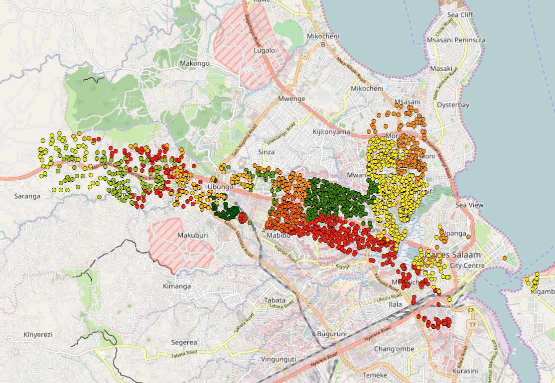Social Services Survey: 2000 Random Buildings Selection Clusters
