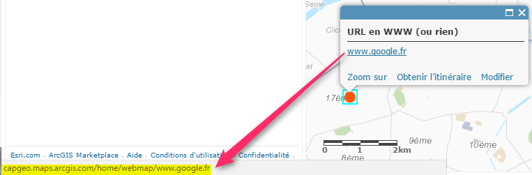 Display mode "Custom attribute display"