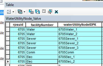 Attribute Table